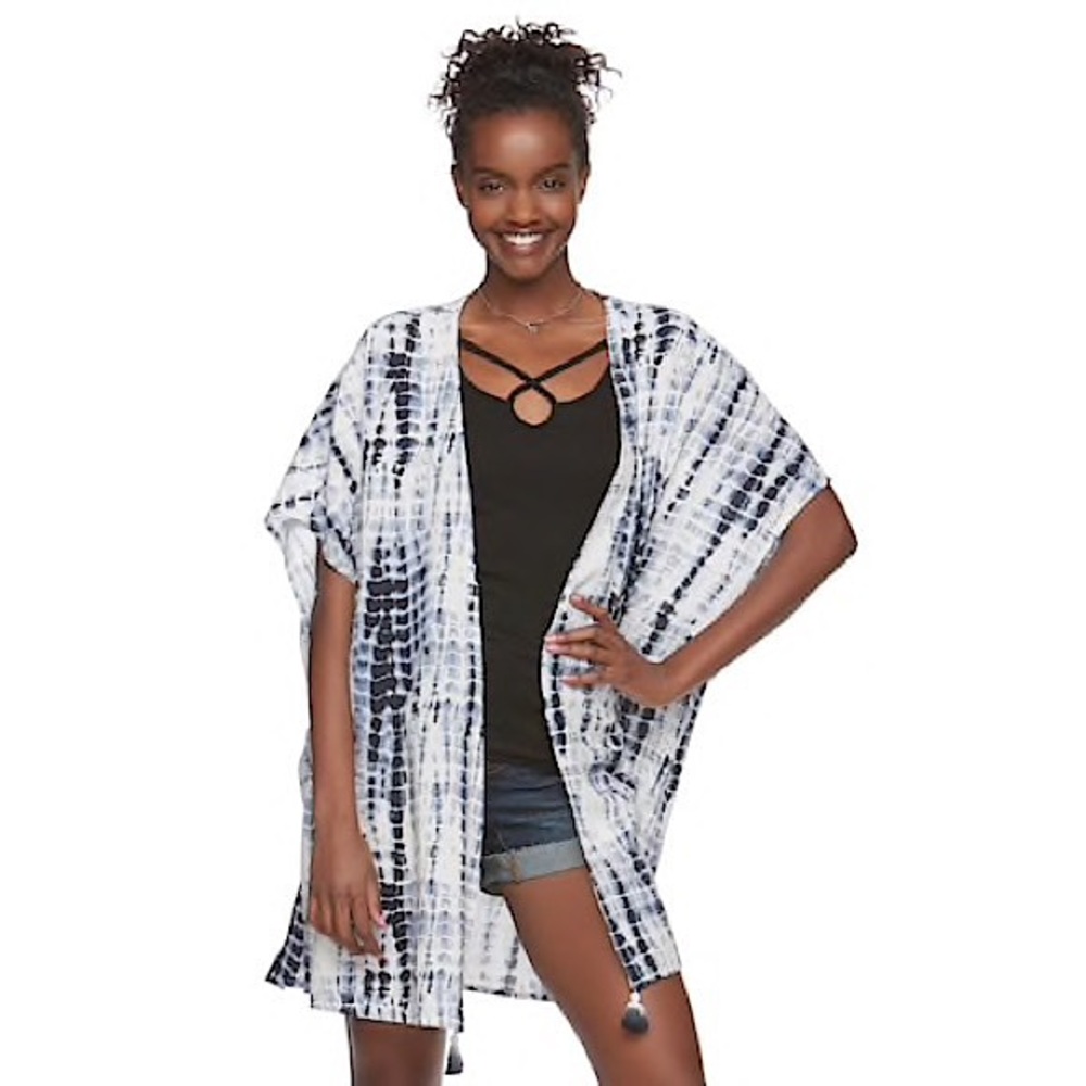 Love, Fire tie dye kimono